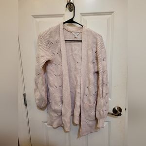 White sweater jacket